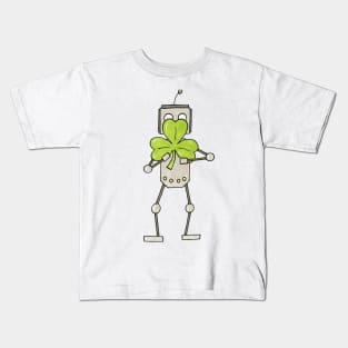 Clover Robot Kids T-Shirt